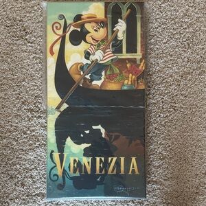 Disney Mickey Mouse Venezia Wall Art - Black, Gold, Red